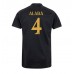 Real Madrid David Alaba #4 Kopio Kolmas Pelipaita 2023-24 Lyhyet Hihat